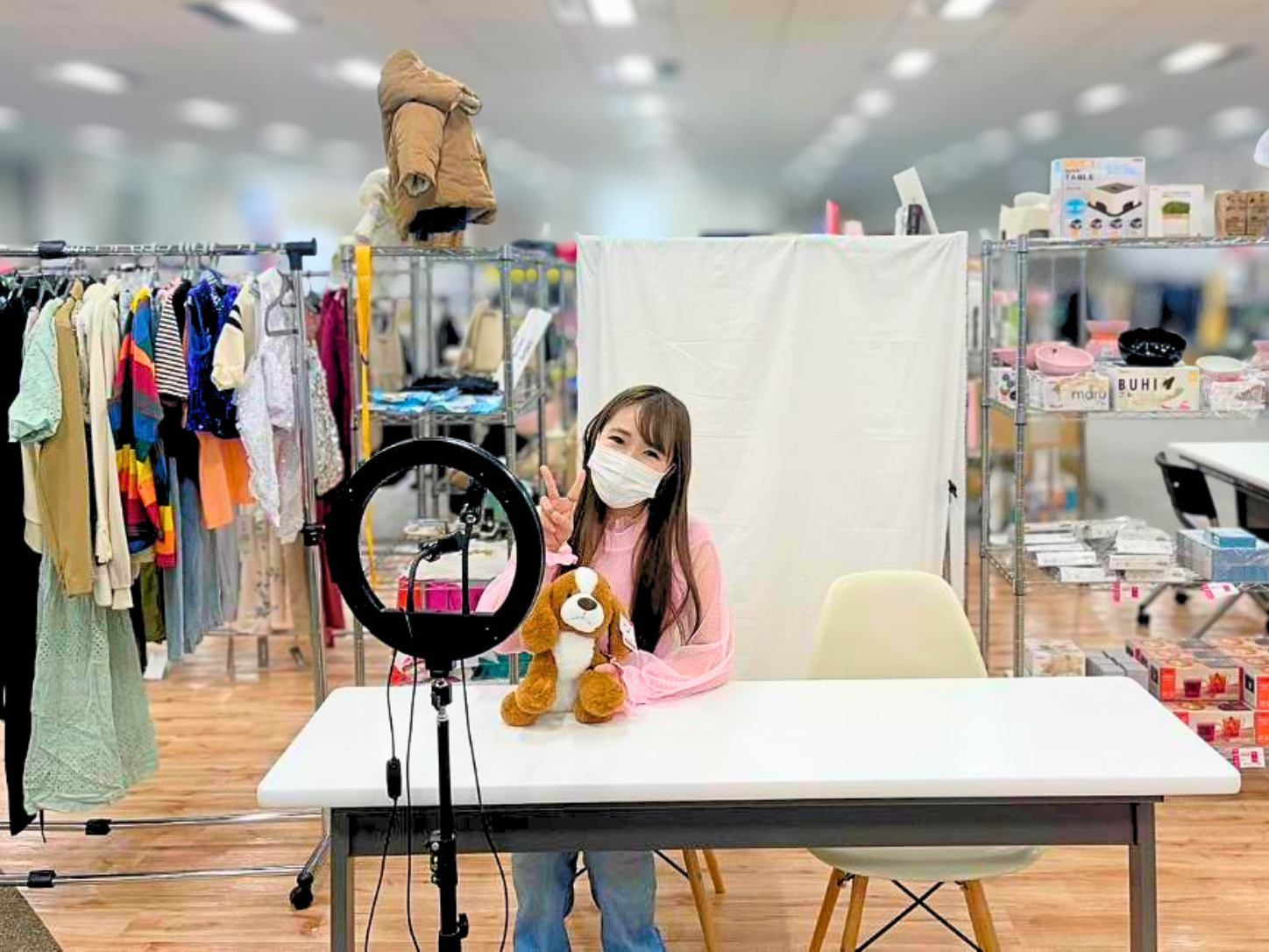 ライブコマース配信現場のイメージ